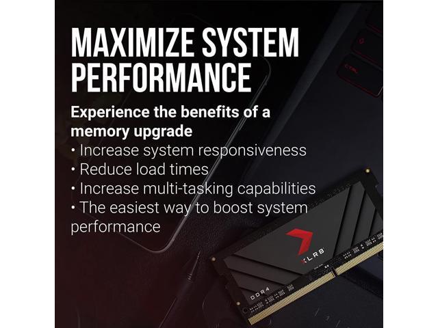PNY 16GB XLR8 Gaming DDR4 3200MHz Notebook Memory - (MN16GSD43200X)?