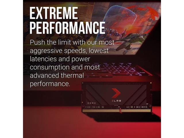 PNY 16GB XLR8 Gaming DDR4 3200MHz Notebook Memory - (MN16GSD43200X)?