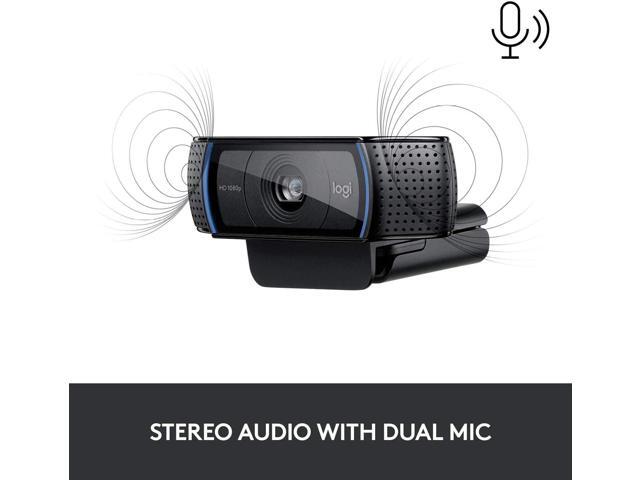Logitech HD Pro Webcam C920, 1080p Widescreen Video Calling and Recording (960-000764)