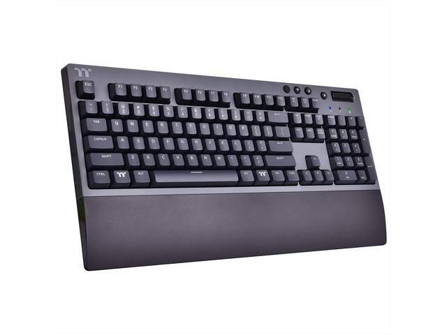 Thermaltake W1 Wireless Gaming Keyboard Cherry MX Blue, 2.4GH per Minute, Bluetooth 4.2, Low Energy Technology, USB Type-C Connection. (738737927429 Electronics Computer Components Input Devices Keyboards) photo