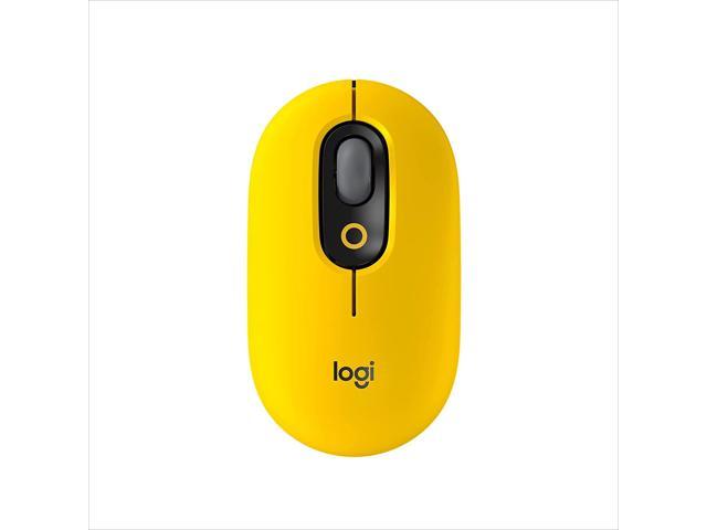 Logitech POP Mouse, Wireless Mouse with Customizable Emojis, SilentTouch Technology, Precision/Speed Scroll, Compact Design, Bluetooth, USB.