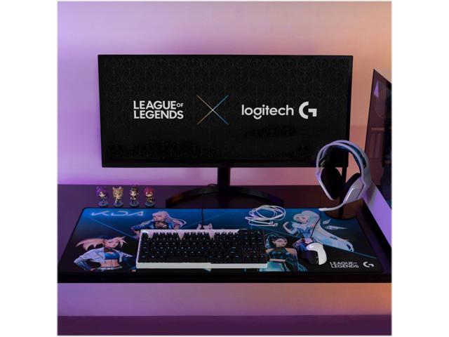 Logitech G733 K/DA Lightspeed Wireless Gaming Headset with Suspension Headband~16.8 M. Color LIGHTSYNC RGB, Blue VO!CE Mic Technology and PRO-G...