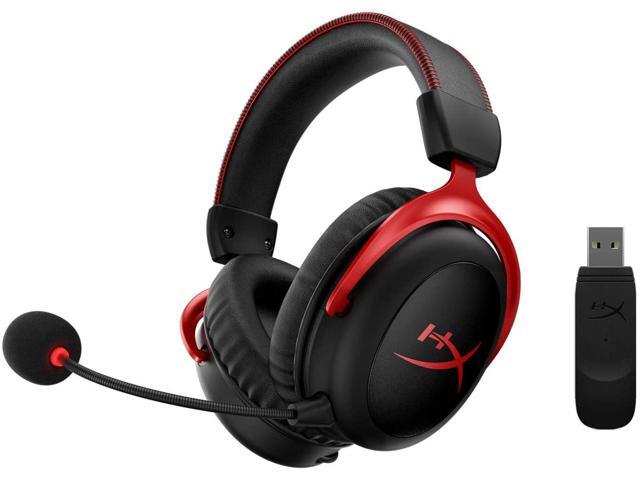 HyperX Cloud II Wireless - Gaming Headset for PC, PS4/PS5, Nintendo Switch, Long Lasting Battery Up to 30 Hours, 7.1 Surround Sound, Memory Foam,...