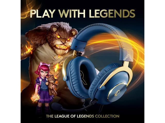 Logitech G PRO X Gaming Headset - Blue VO!CE, Detachable Microphone, Comfortable Memory Foam Ear Pads, DTS Headphone 7.1 and 50 mm PRO G Drivers,...