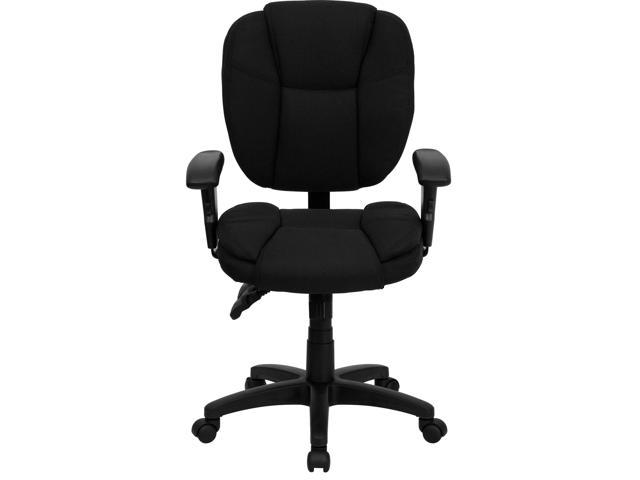 Photos - Computer Chair Flash Furniture HERCULES Series 24/7 Intensive Use 300 lb. Rated Black Fabric Multifunctio 