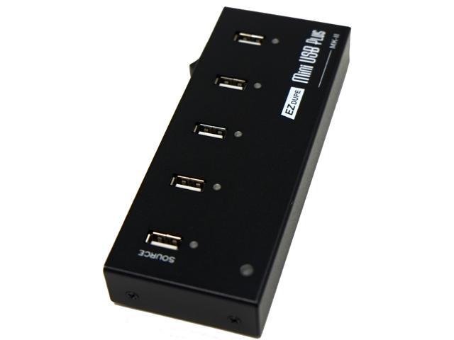 [New Update Version] EZ DUPE 1 to 4 MiniUSB Plus MK II Duplicator - 2GB/Min - Standalone Portable USB Flash Drive Copier (DM-FU0-5V04B-V2)