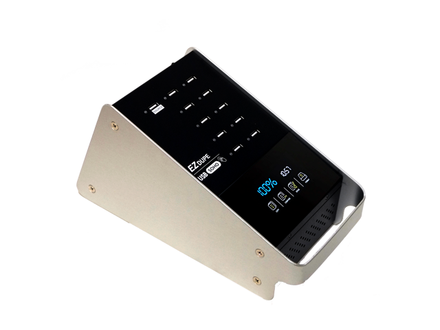 EZ Dupe 1 to 10 USB Duplicator with Touch Screen - Multiple Flash Drive Mass Storage Memory Card Copier (SOHO Series) DM-FU0-11V10TP