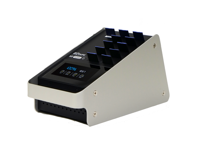 EZ Dupe 1 to 10 SD Duplicator with Touch Screen - Multiple MicroSD Micro Secure Digital Flash Drive Copier SDHC SDXC Memory Card (SOHO Series)