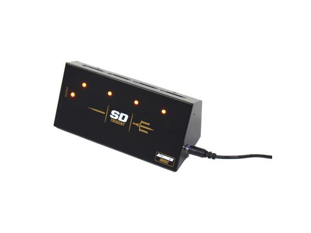 Acumen Disc SD Trident - 1 to 4 Secure Digital / MicroSD / TF Compact Duplicator - Autostart Cloner Copier (35MB per Second)