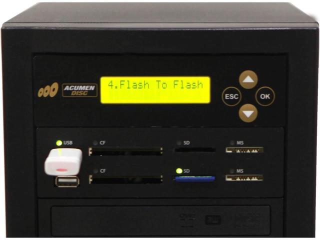 Acumen Disc CrossOver Bi-Directional Multimedia Flash Memory Copier (CF SD MS USB) to 1-3 CD DVD Disc Duplicator / Media Converter - Disc to Disc /...