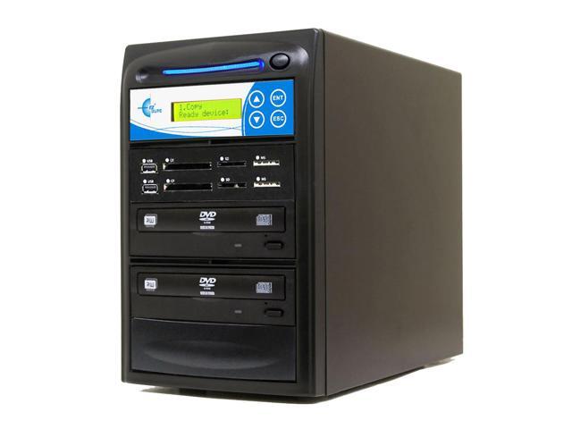 EZ DUPE 1 to 1 Media Mirror Plus DVD Duplicator - Flash (SD / CF / MS / MMC / USB) & Disc (DVD / CD) to 1 Media / 1 Disc Copy Copier Multimedia...
