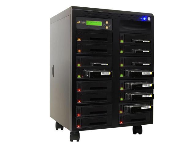 Acumen Disc 1 to 15 Hard Drive Duplicator - 9GB/Min - Standalone Copier and DoD Compliant Sanitizer/Eraser for Multiple SATA 3.5 HDD Disk & 2.5 SSD...