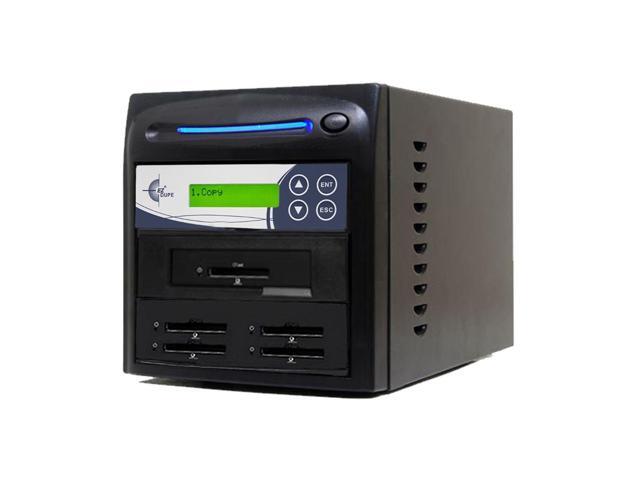 EZ Dupe 1 to 4 CFast Duplicator - 9GB/Min - Standalone CompastFAST Storage Card Cloner & DoD Compliant Eraser/Sanitizer at copy speed up to...