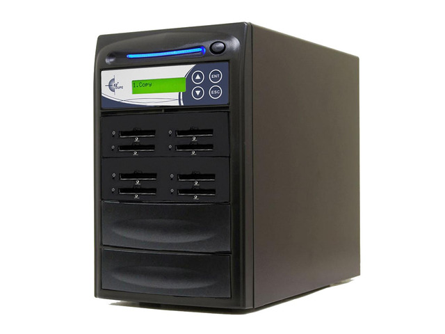 EZ Dupe 1 to 7 CFast Duplicator - 9GB/Min - Standalone CompastFAST Storage Card Cloner & DoD Compliant Eraser/Sanitizer at copy speed up to...