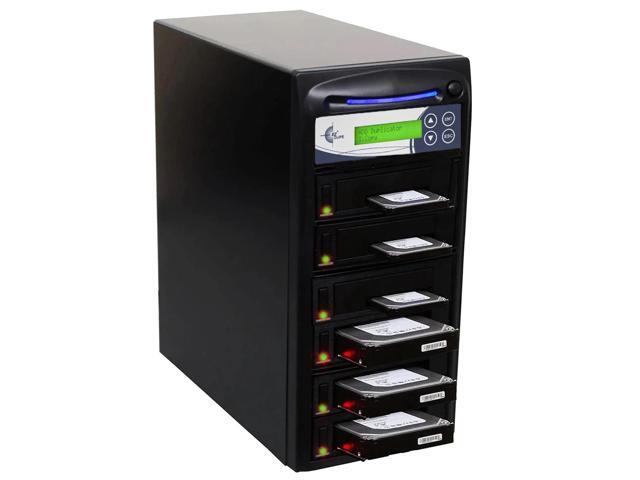 EZ DUPE 1 to 5 SSD HDD Hard Drive Duplicator - 18GB/Min - Standalone Copier and Sanitizer/Eraser for Multiple SATA 3.5 Disk & 2.5 Solid State...