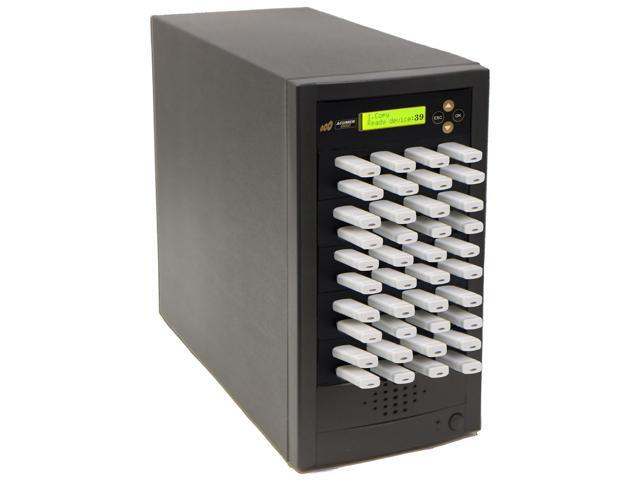 Acumen Disc 1 to 39 USB 3.0 Duplicator & DOD Eraser - 6GB/Min AD39-USB100 Standalone Type-A Flash Media Copier & Sanitizer - Clone Copy Erase...