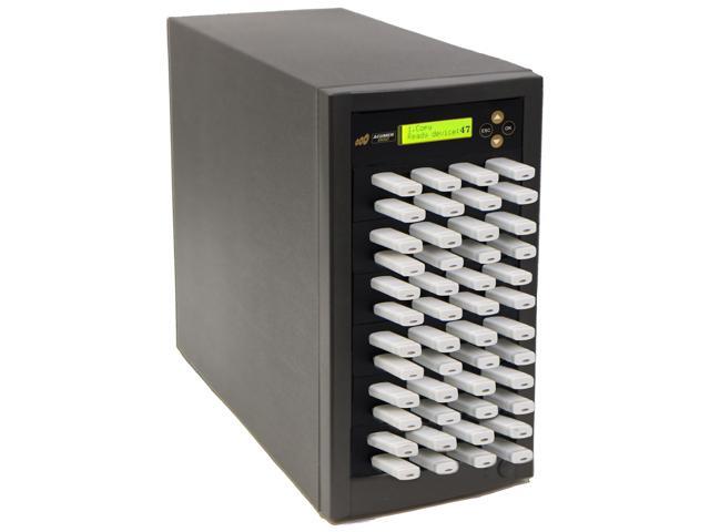 Acumen Disc 1 to 47 USB 3.0 Duplicator & DOD Eraser - 6GB/Min AD47-USB100 Standalone Type-A Flash Media Copier & Sanitizer - Clone Copy Erase...