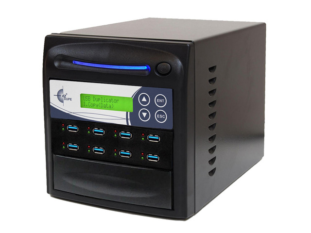 EZ DUPE 1 to 7 USB 3.0/3.1 Duplicator & DOD Eraser - 6GB/Min U07-SSPX100 Standalone Copier & Sanitizer - Multiple Type-A USB Flash Media Thumb...