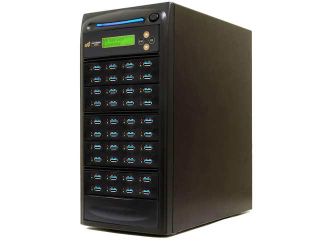 EZ DUPE 1 to 39 USB 3.0/3.1 Duplicator & DOD Eraser - 6GB/Min U39-SSPX100 Standalone Copier & Sanitizer - Multiple Type-A USB Flash Media Thumb...
