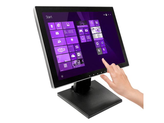 15' Pro Series Capacitive LED Backlit Multi-Touch HDMI Monitor, 4:3 Display 1024 x 768, True Flat Seamless Design Touchscreen, Great for office,...
