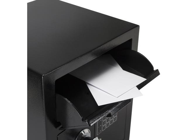 Barska - Depository Safe with Digital Keypad-Steel Drop Safe for Cash & Mail-Dual PIN Access, Anti-Pry Hinges - Black - image 3