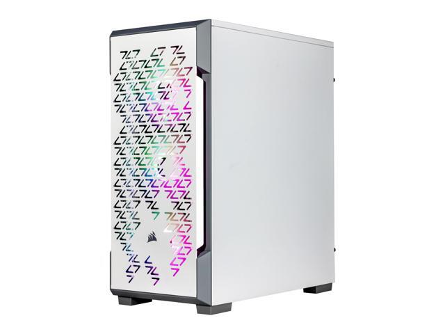 Velztorm White Ferrux CTO Gaming Desktop Liquid-Cooled (AMD Ryzen 9-5900X 12-Core, GeForce GTX 1050 Ti 4GB, 32GB DDR4, 1TB PCIe SSD + 3TB HDD, RGB...