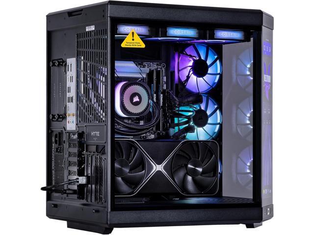Velztorm LCD Black Praetix Custom Built Gaming Desktop PC (Intel i9-14900K, GeForce RTX 5070 Ti, 32GB DDR5, 2TB PCIe SSD, RGB Fans, 360mm AIO,...
