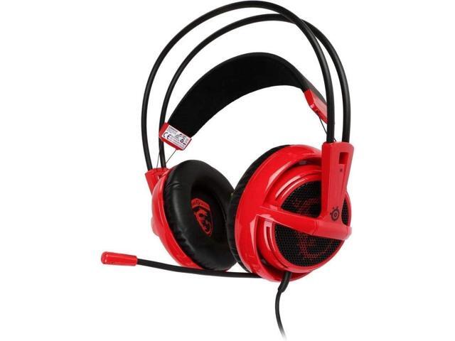 MSI Siberia 200 Gaming Headset, Over Ear, 3.5 mm Jack, 50mm driver units.