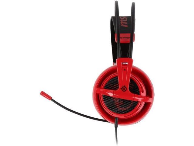 MSI Siberia 200 Gaming Headset, Over Ear, 3.5 mm Jack, 50mm driver units.
