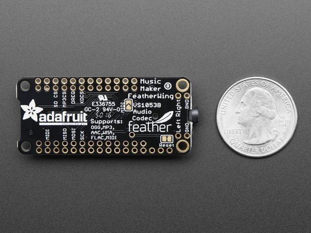 Adafruit Music Maker FeatherWing - MP3 OGG WAV MIDI Synth Player - image 4