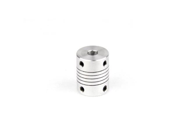 3DMakerWorld Set Screw Flexible Shaft Coupler - 5mm x 6.35mm