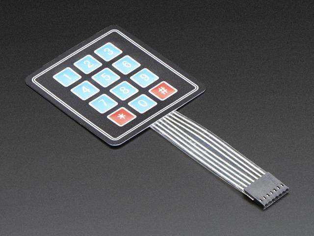 Adafruit Membrane 3x4 Matrix Keypad + Extras - image 2