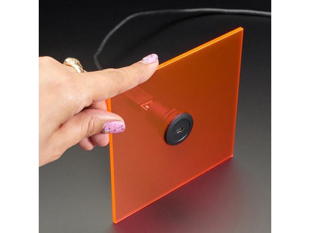 Adafruit Micro USB B Jack to USB A Plug Round Panel Mount Adapter