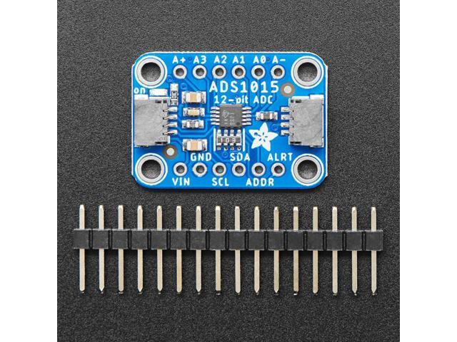 Adafruit ADS1015 12-Bit ADC - 4 Channel with Programmable Gain Amplifier