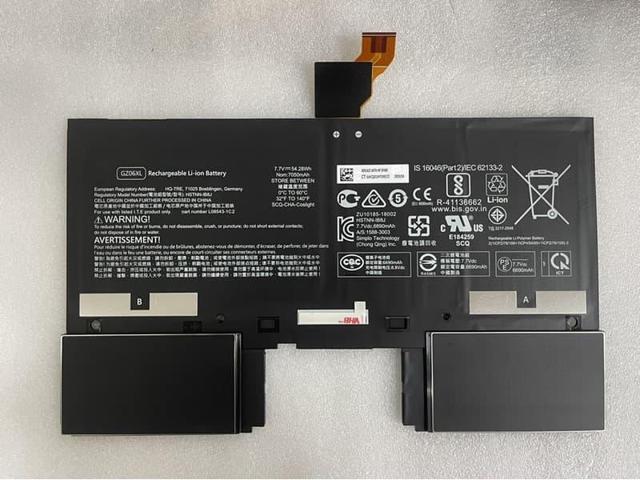 54.28WH GZ06XL battery for HP Spectre Folio 13 L08543-1C1