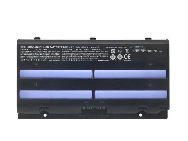 62WH N150BAT-6 battery for Clevo N150SD N155SD NP7155 NP7170