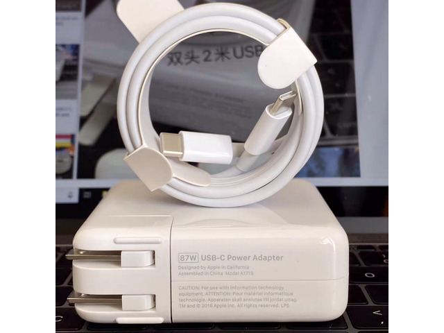 87W USB-C Power Adapter (A1719) for Apple MacBookPro A2251 Includes 2m USB-C Cable Compatible with MacBook Air, iPad Pro, iPhone 12, Samsung...