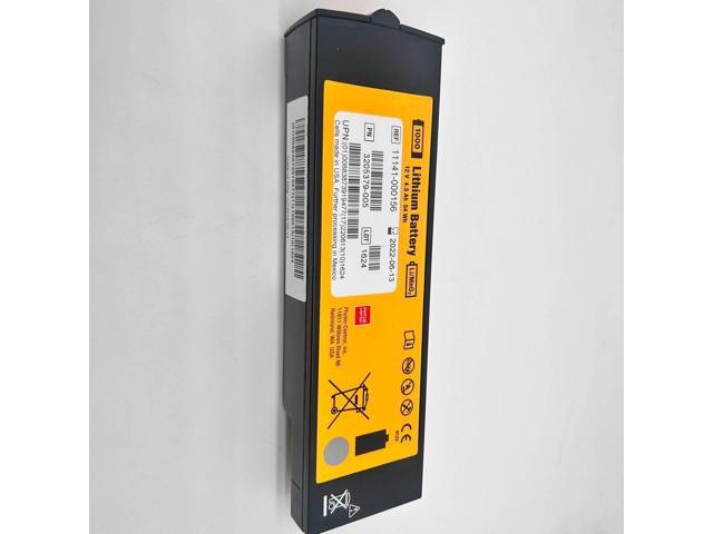 Physio-Control Lifepak 1000 AED Battery OEM 3205379-006 11141-000156 12V 4.5A 54Wh LiMnO2 Full Charge Replacement Battery with 2028 Expiration Date