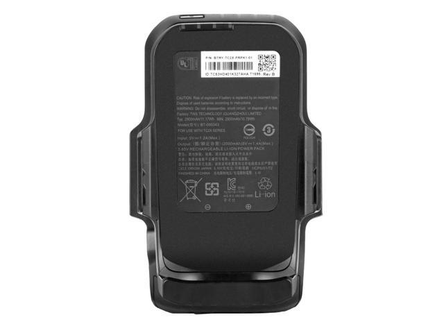 Extended Grip Battery for Zebra TC20/TC25 BT-000343 Model 2800mAh Capacity 1-Year Warranty