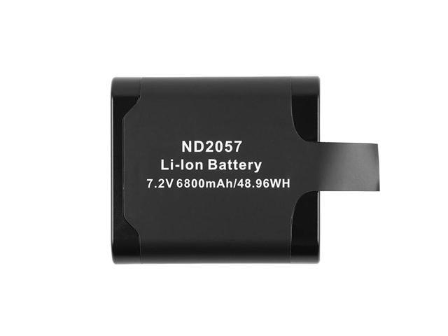 ND2057 Replacement Battery for Inspired Energy Series - 7.2V 6800mAh (49Wh) Li-ion, Compatible with ND2057RC24, ND2057HD29, ND2057QE34