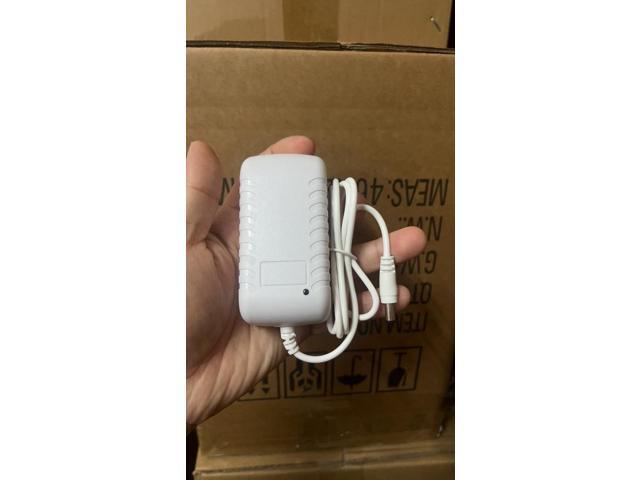 Multi-Voltage 3V 5V 6V 9V 12V1A 12V2A 12V3A 15V 24V 1A AC/DC Power Adapter with US Power Cord 5.5mm x 2.1mm DC Plug, 100-240V Input, Whit