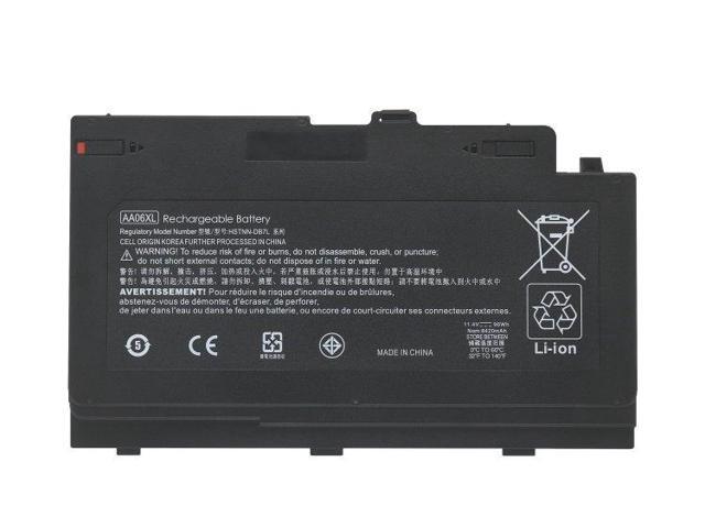 New AA06XL 11.4V 96Wh 8420mAh Li-ion Battery for HP ZBook 17 G4 Replaces 852527-241 852711-850 HSTNN-DB7L Grade A Cells 96WH