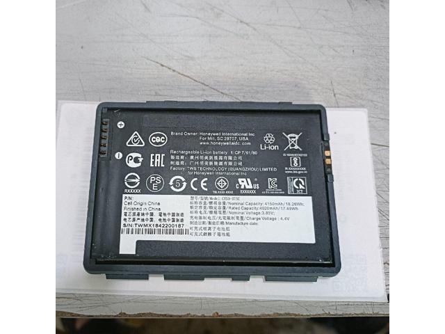 New CT50-BTSC 3.85V 4150mAh 18.26Wh Li-ion Battery for Honeywell CT40 CT45 CT50 CT40P CT45P Replaces 318-055-067 Grade A Cells OEM-Spec