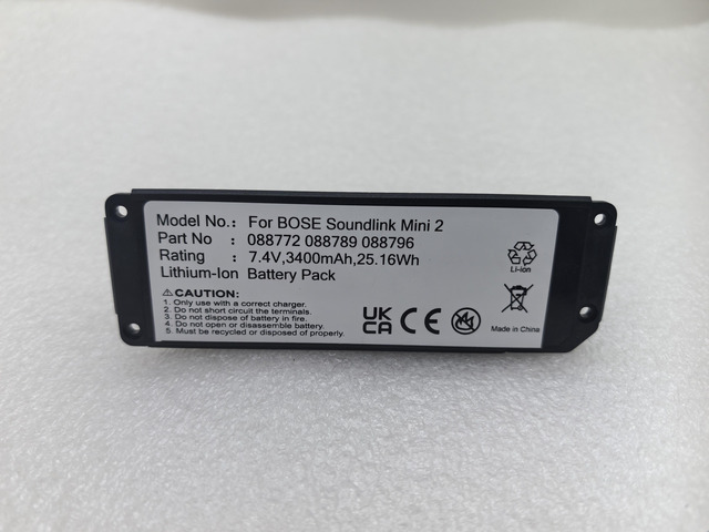 New 7.4V 2230mAh Li-ion Battery for Bose SoundLink Mini 2 II Replaces 088789 088796 088772 Grade A Cells 12 Month Warranty