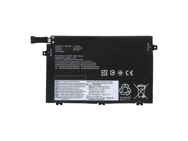 L17M3P51 01AV446 Battery for Lenovo ThinkPad E480/E485/E495/E580/E585 - 45Wh 11.1V - Replaces SB10K97607, 01AV448, L17C3P51 (4080mAh)