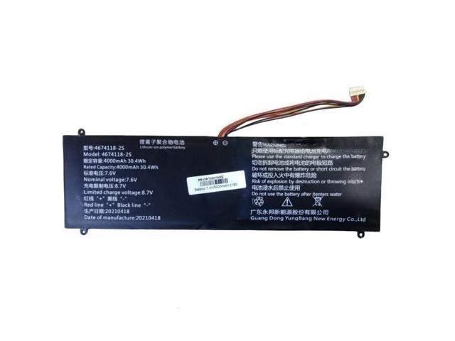Laptop Battery For Multilaser 4674118-2S 7.6V 4000mAh 30.4Wh 10PIN 9Lines New