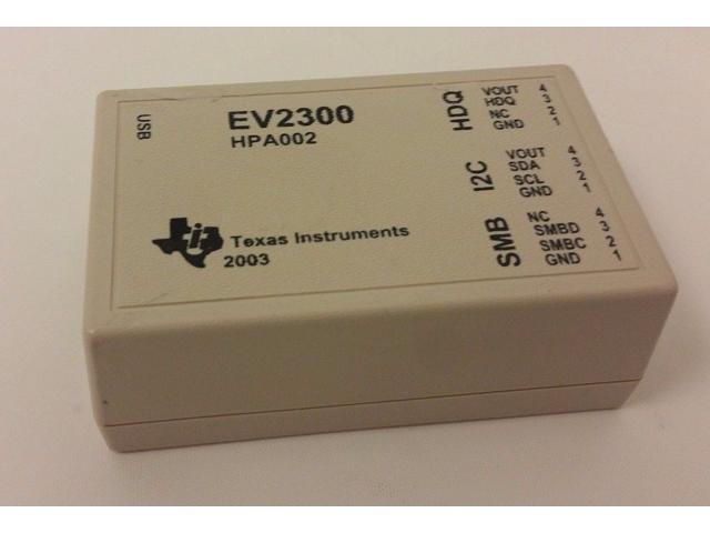 TI Texas instruments hpa002 ev2300 usb battery evaluator interface device tool
