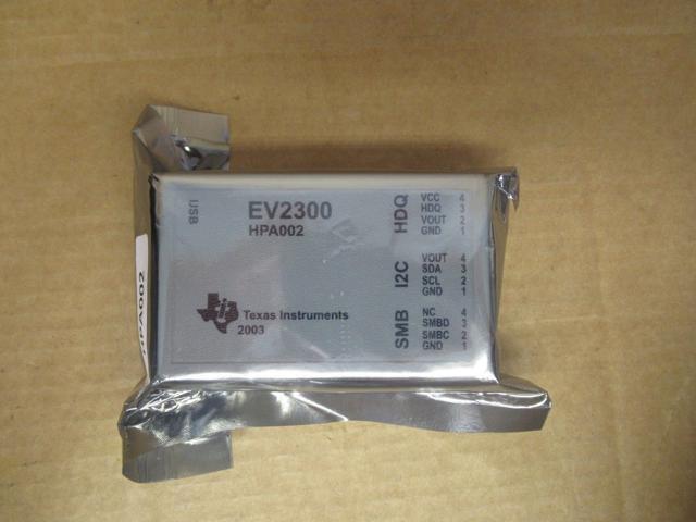 TI Texas instruments hpa002 ev2300 usb battery evaluator interface device tool