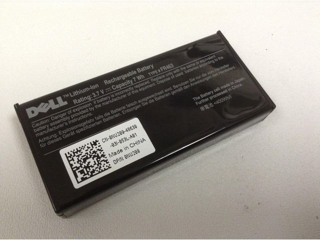 New Genuine FR463 Battery for Dell Poweredge Perc 5i 6i P9110 NU209 U8735 XJ547