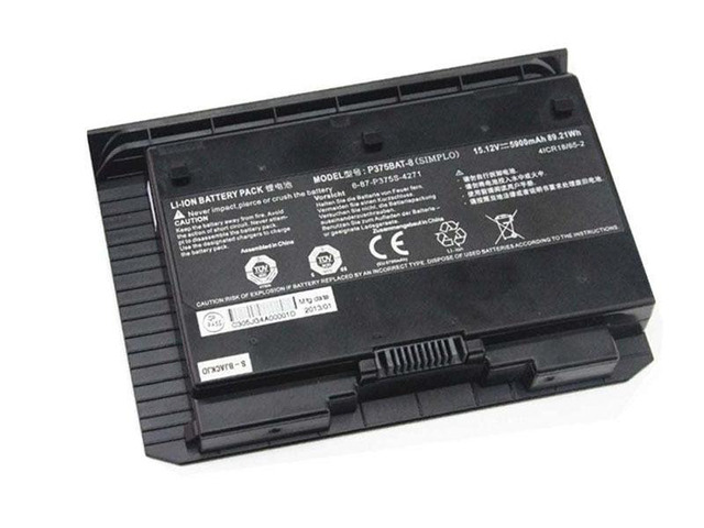 Genuine Battery P370BAT8 For Sager NP9380 NP9380-S W724 XMG P723 P722 Pro P375SM